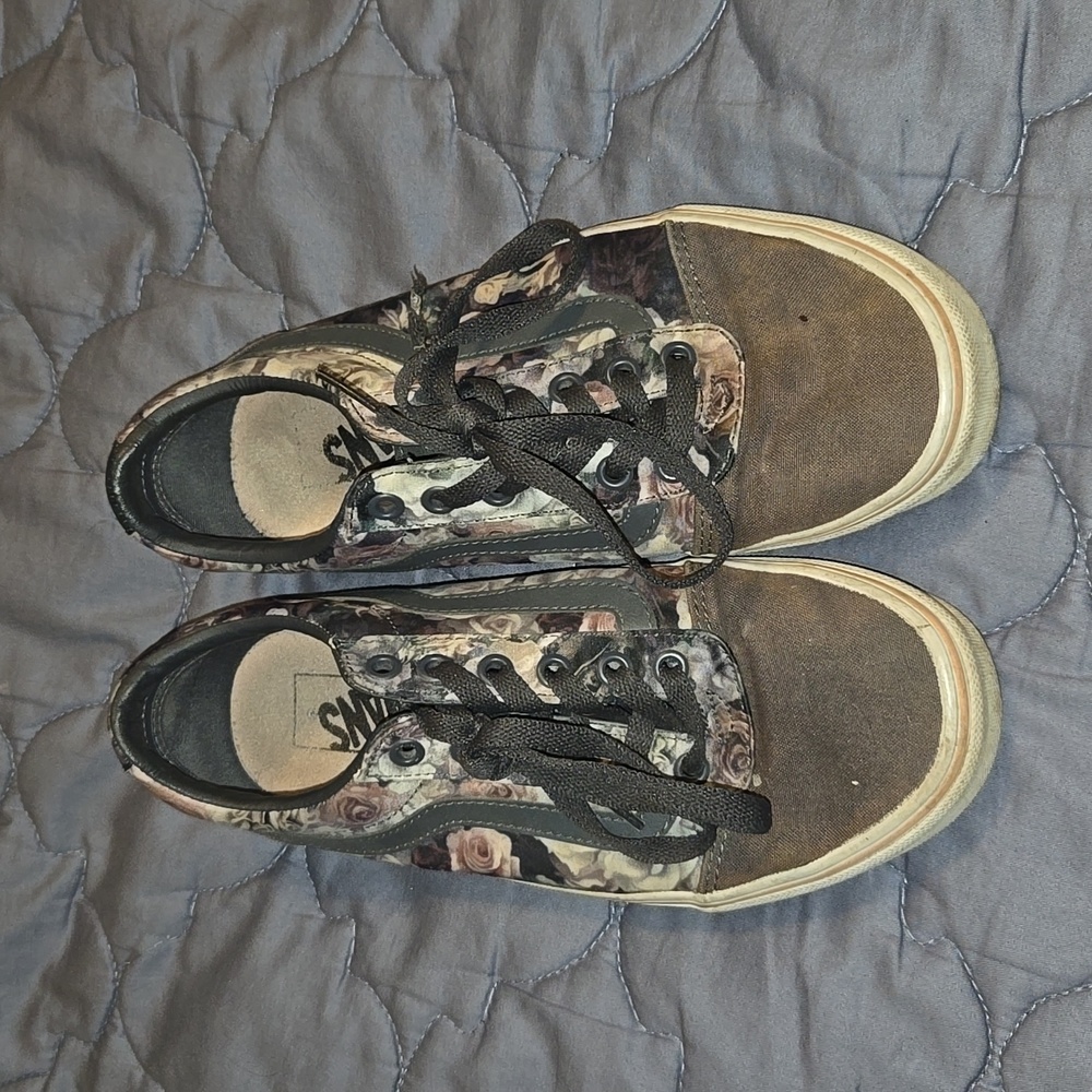 Vans floral rose print